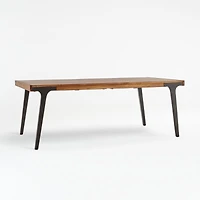 Lakin 61"-99" Teak Extendable Dining Table