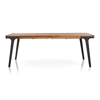 Lakin 61"-99" Teak Extendable Dining Table