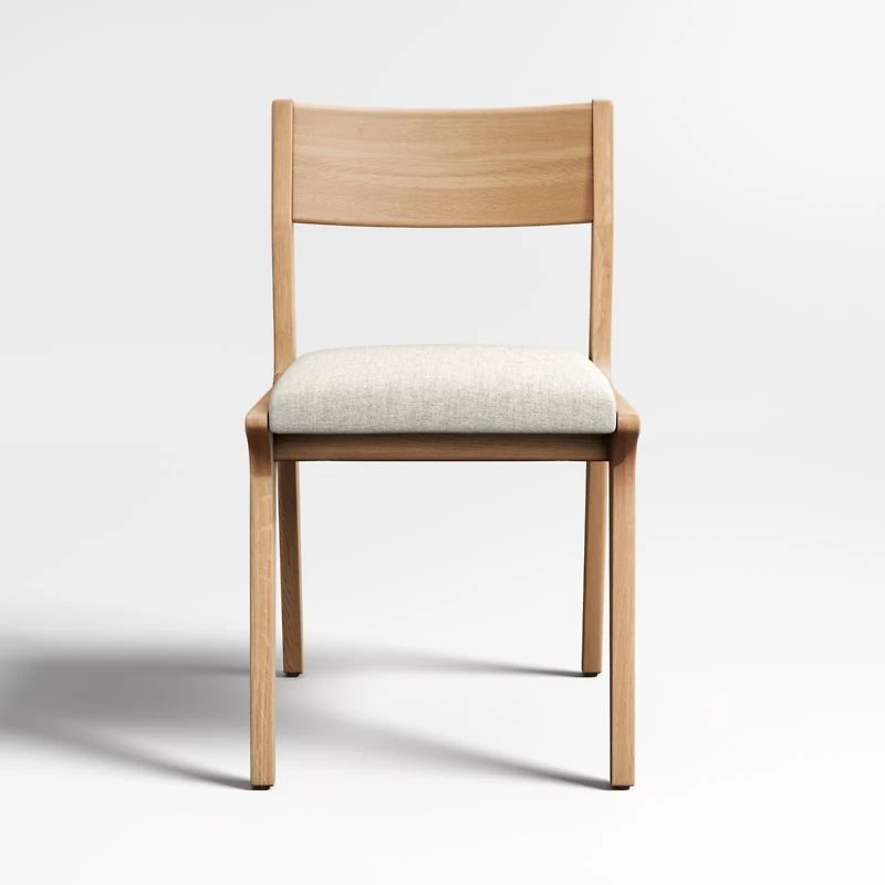 Lakin White Oak Wood Dining Chair