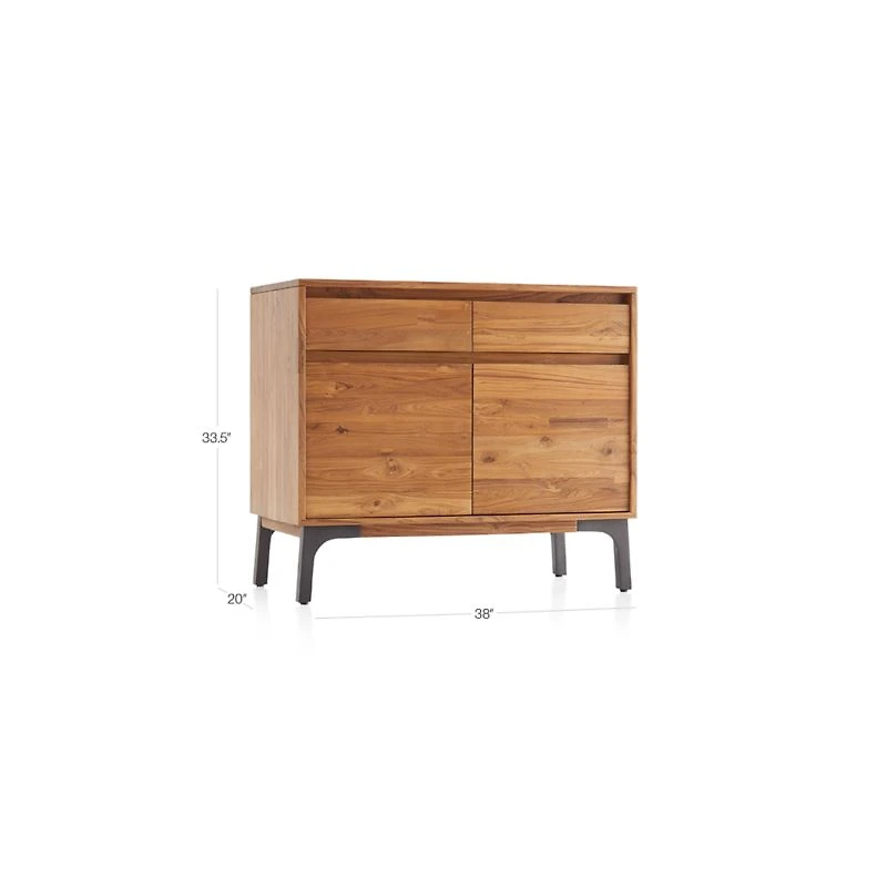 Lakin Small Teak Sideboard