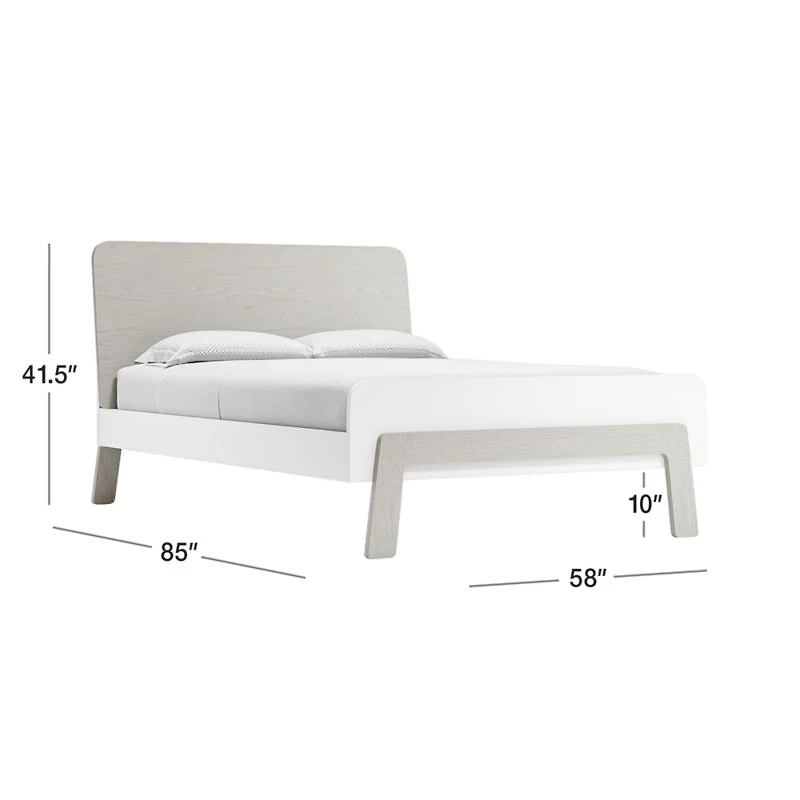 Lamont Wood Kids Full Bed with Headboard Storage