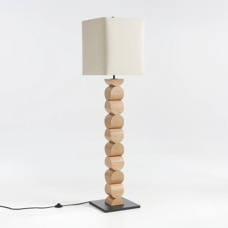Landing Wood Floor Lamp