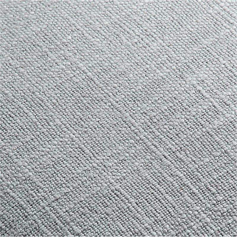 Organic Laundered Linen 18x12 Quarry Blue Throw Pillow Cover