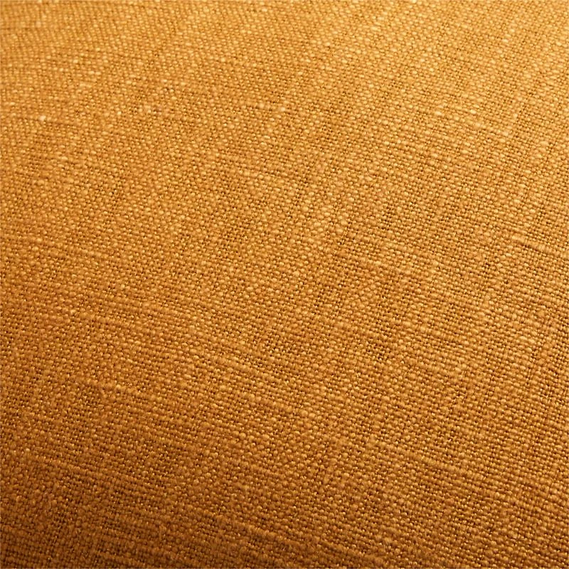 Amber 20"x20" Laundered Linen Throw Pillow Cover