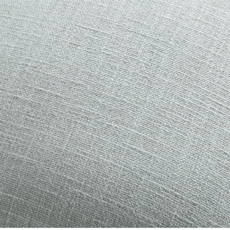Quarry 20"x20" Organic Laundered Linen Throw Pillow with Feather Insert