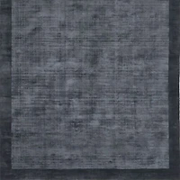 Laval Border Viscose Handwoven Blue Area Rug 6'x9'
