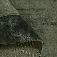 Laval Border Viscose Handwoven Green Area Rug 8'x10'