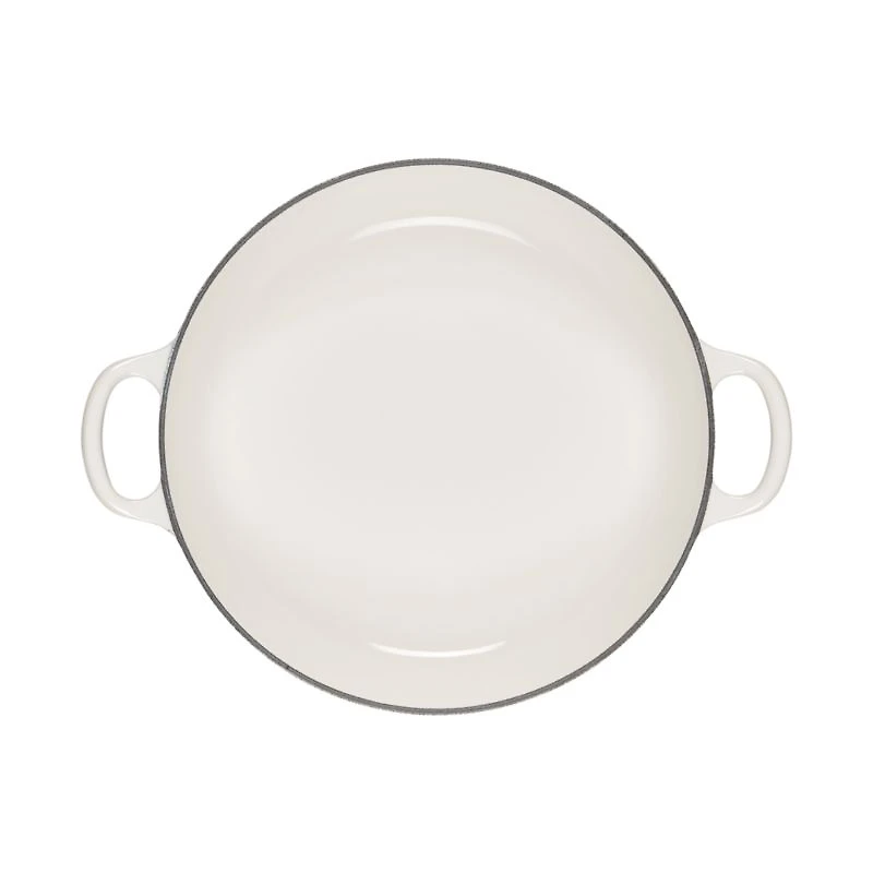 Le Creuset 2.25-Qt.Petal  White Enameled Cast Iron Braiser