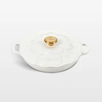 Le Creuset 2.25-Qt.Petal  White Enameled Cast Iron Braiser