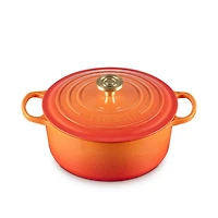 Le Creuset ® Signature 5.3L/5.5-Qt. Flamme Doree Round Dutch Oven Crucible Knob