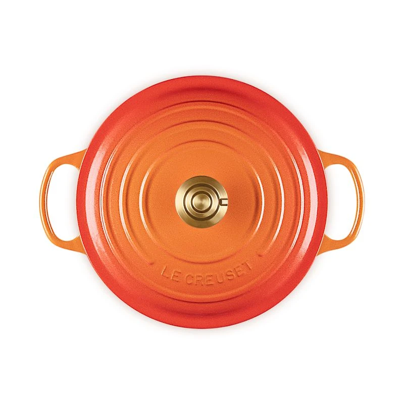 Le Creuset ® Signature 5.3L/5.5-Qt. Flamme Doree Round Dutch Oven Crucible Knob