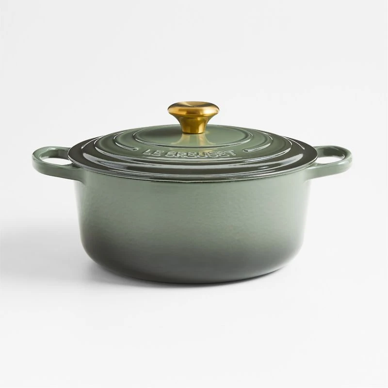 Le Creuset ® Signature 5.5-Qt. Thyme Enameled Cast Iron Round Dutch Oven