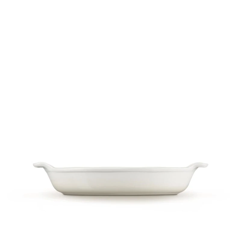 Le Creuset 1.6L Hertiage Oval Au Gratin in Meringue