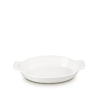Le Creuset 1.6L Hertiage Oval Au Gratin in Meringue