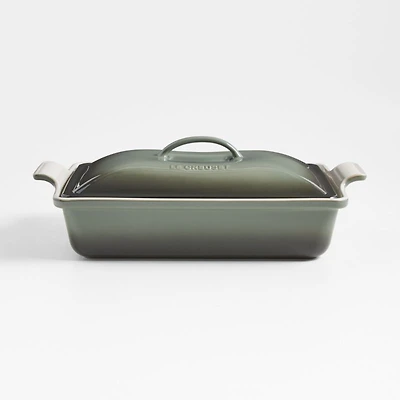 Le Creuset ® Heritage 3.8L Thyme Rectangular Casserole Dish with Lid