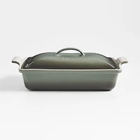Le Creuset ® Heritage 3.8L Thyme Rectangular Casserole Dish with Lid