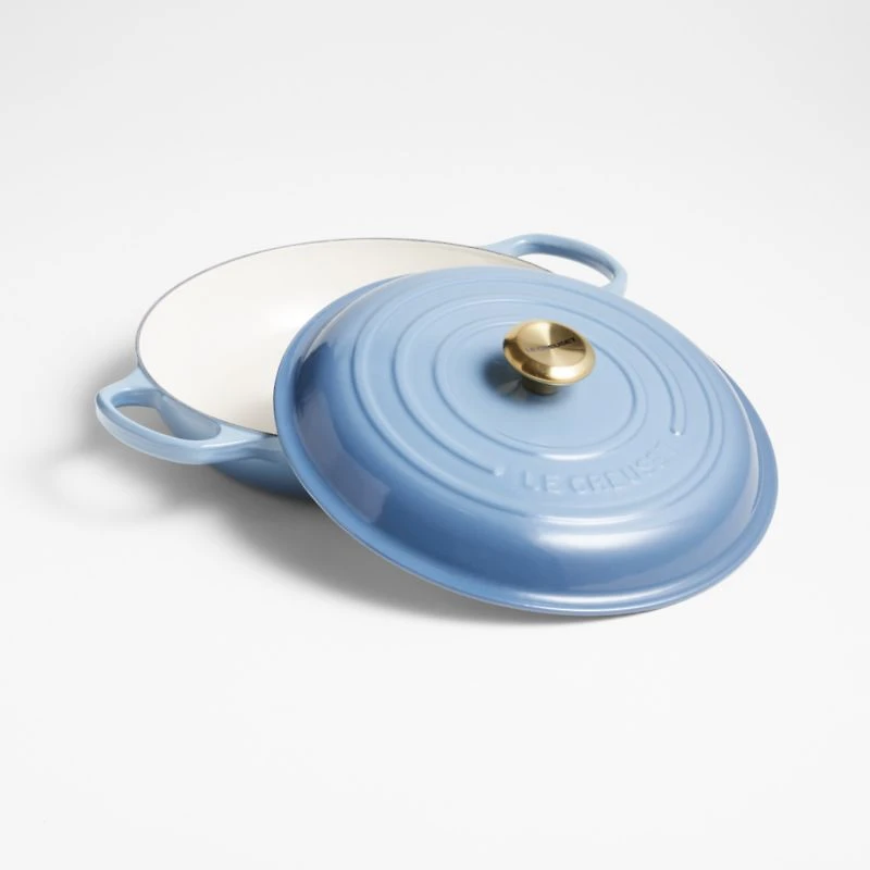 Le Creuset ® Signature 3.3-Liter/3.5-Qt. Chambray Enameled Cast Iron Braiser