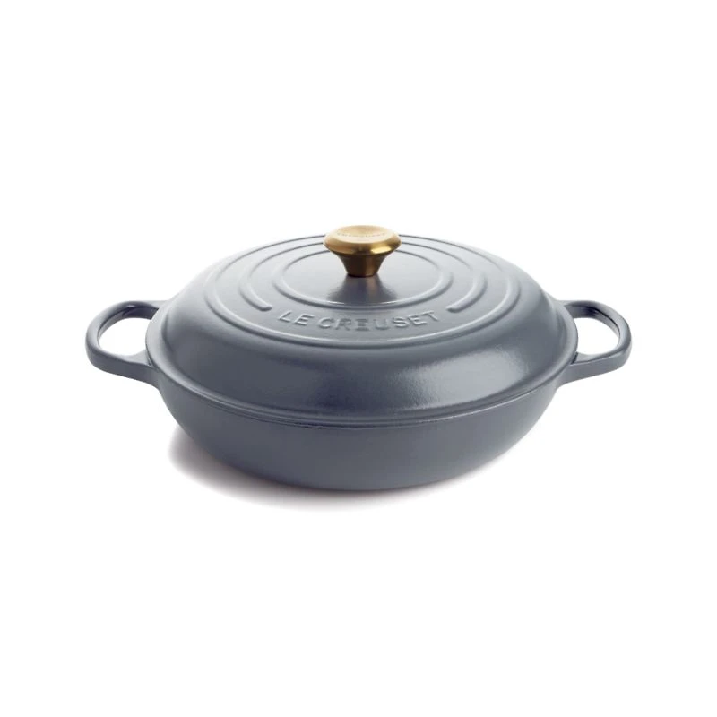 Le Creuset ® Signature 3.5-Qt. Graphite Grey Braiser