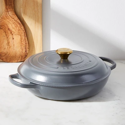 Le Creuset ® Signature 3.5-Qt. Graphite Grey Braiser