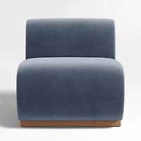 Leandro Slate Grey Single Dining Banquette
