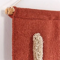 Leary "Love" Cotton and Wool Handwoven Wall Tapestry