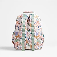 Dreamer Leopard Floral Kids Backpack with Side Pockets