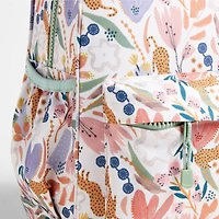Dreamer Leopard Floral Kids Backpack with Side Pockets