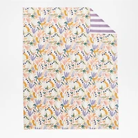 Leopard Floral Organic Cotton Kids Full/Queen Duvet Cover