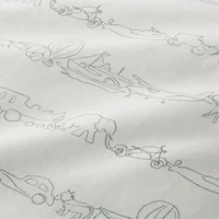 Let's Go Organic Cotton Kids Full/Queen Duvet Cover by Leanne Ford