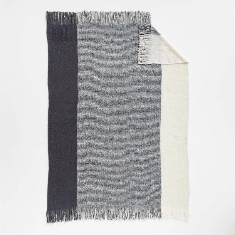 Letti 70"x55" Slate Throw Blanket