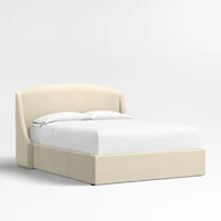 Lafayette 48" Upholstered Queen Headboard with Storage Bed Base