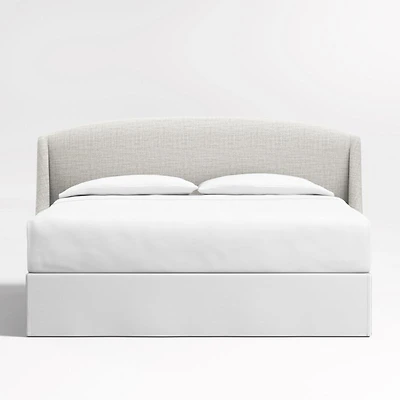 Lafayette 48" Mist Grey Upholstered King Headboard