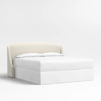 Lafayette 48" Natural Beige Upholstered King Headboard
