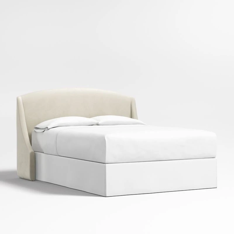 Lafayette 48" Beige Upholstered King Headboard