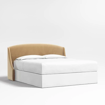 Lafayette 48" Camel Brown Upholstered King Headboard