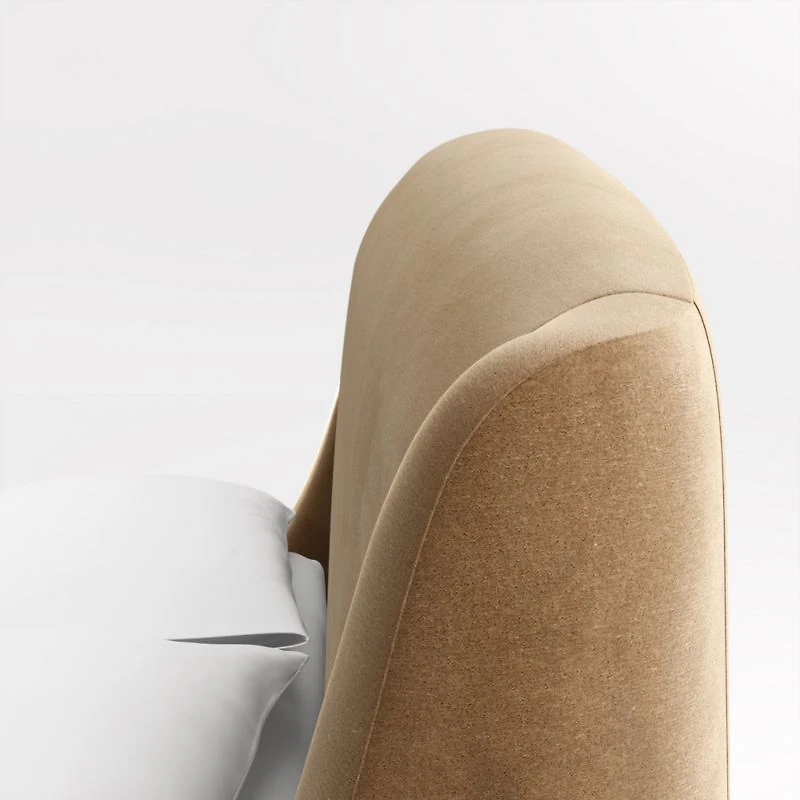 Lafayette 48" Camel Brown Upholstered King Headboard