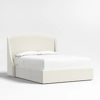 Lafayette 56" Queen Upholstered Headboard with Storage Bed Base