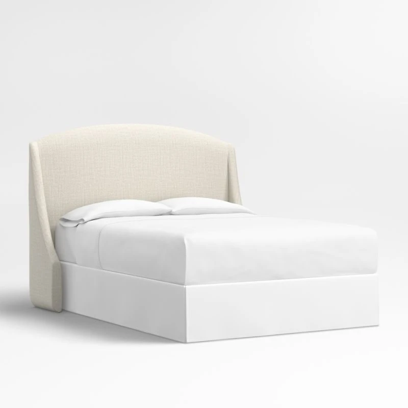 Lafayette 56" Natural Beige Upholstered King Headboard