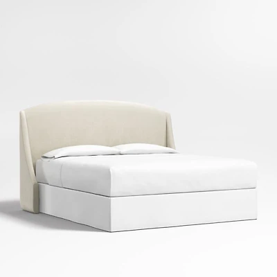 Lafayette 56" Beige Upholstered King Headboard