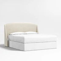 Lafayette 56" Beige Upholstered King Headboard