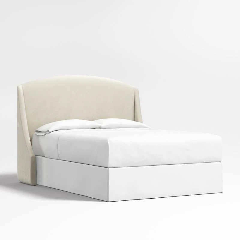 Lafayette 56" Beige Upholstered King Headboard
