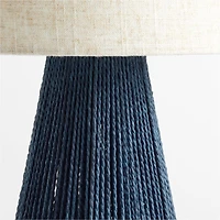 Liam Geo Navy Blue Rope Kids Table Lamp