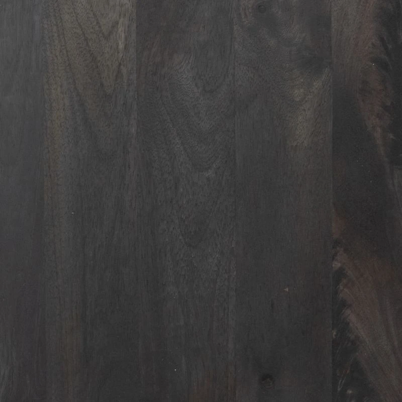 Libby Black Mango Wood Bar Cabinet with Storage