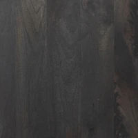 Libby Black Mango Wood Bar Cabinet with Storage