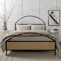 Libby Queen Cane Bed Frame