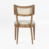 Libby Light Brown Wood and Natural Cane Dining Chair