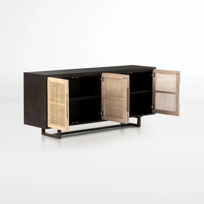Libby 72" Black Credenza