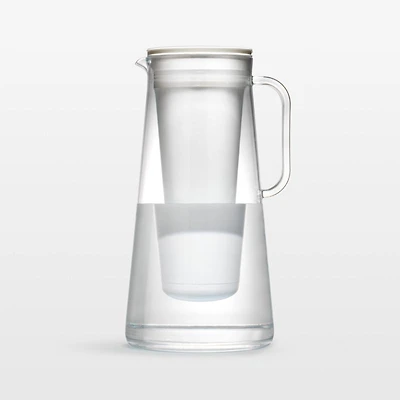 LifeStraw Home 10-Cup White Plastic Water Filter Pitcher