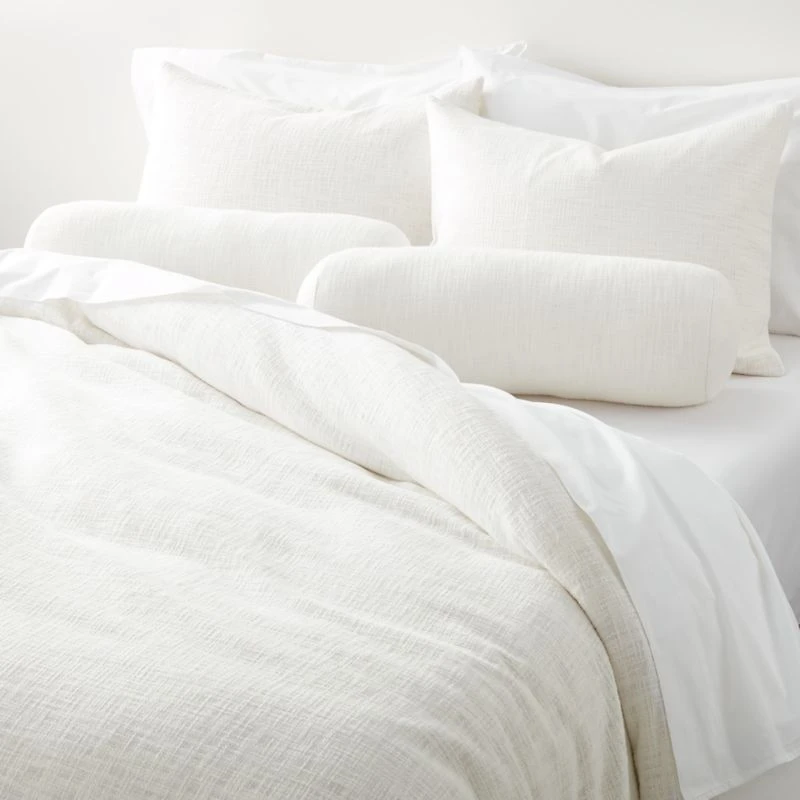 Lindstrom Cotton White Full/Queen Duvet Cover