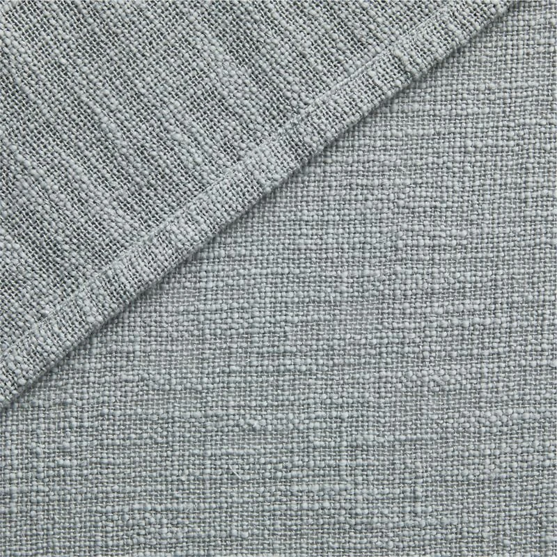 Lindstrom Mist Blue Organic Cotton Sheer Window Curtain Panel 52"x84"